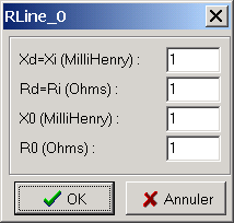 Parameters window